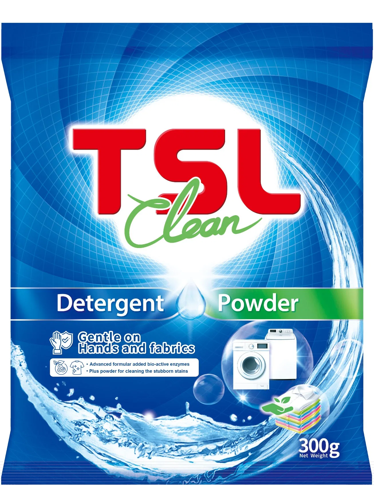 Tsl Clean Small Packing Detergent Powder