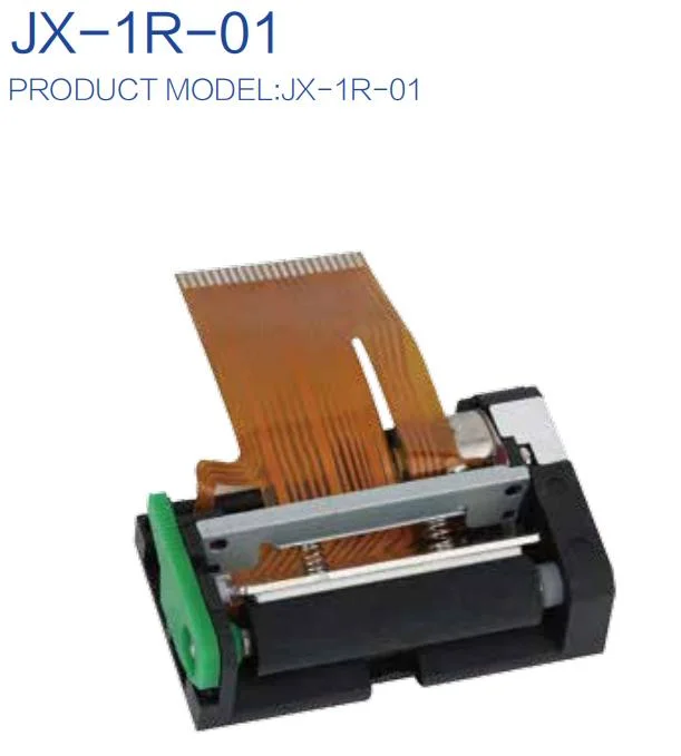 تتوافق آلية رأس الطابعة الحرارية JX-1R-01 بحجم 38 مم مع التوافق الكامل مع APS MP105 لحوافي سجلات النقد الثابتة والمحمولة أجهزة POS