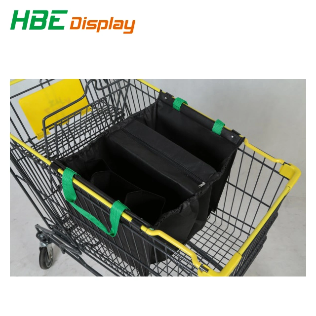 Vegetable and Fruit Grocery Folding Shopping Insulated Freezer Shopping Tote Bag Non Woven Cooler Bag