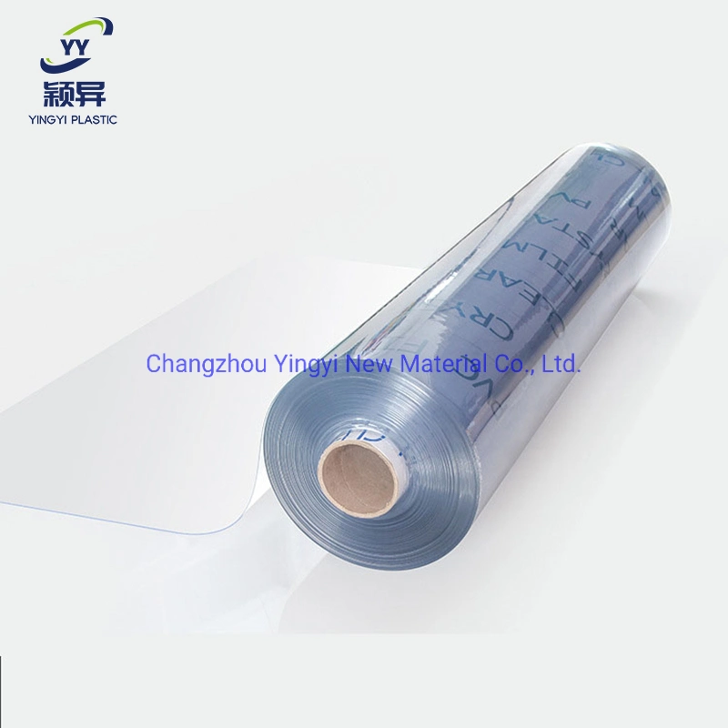 Yingyi Factory Direct Sale Small Roll PVC Soft Film Transparent Material Soft PVC Film for Packing Printing