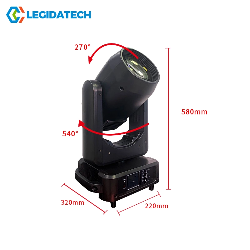 Legidatech Indoor LED luces de escenario de concierto DJ Haz Super 298W 18r 19r 20r 350W equipo cabezal movible de luces de discoteca Kupo profesional DJ haz de luz de la etapa de 380 W