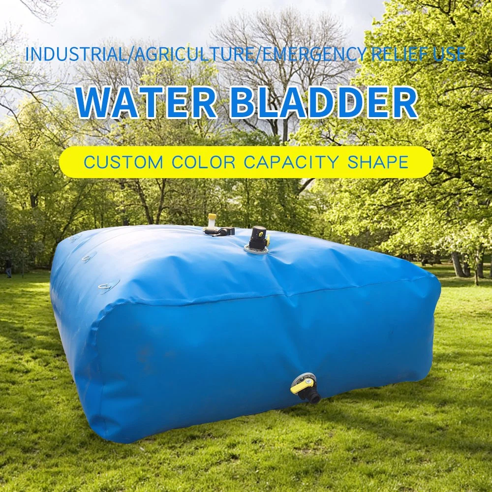 Drinking Rain Storage /Farm Irrigation Cuboid/Cylinder Flexible Water Storage Bag with Anti-Aging Tear Cold