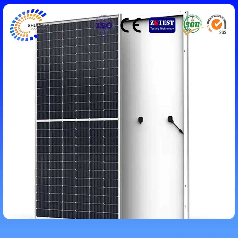 نظام الطاقة الشمسية وحدة الطاقة الشمسية ذات الخلايا النصفية بقدرة 325 واط 144PCS المنتجات الشمسية لنظام الطاقة الشمسية