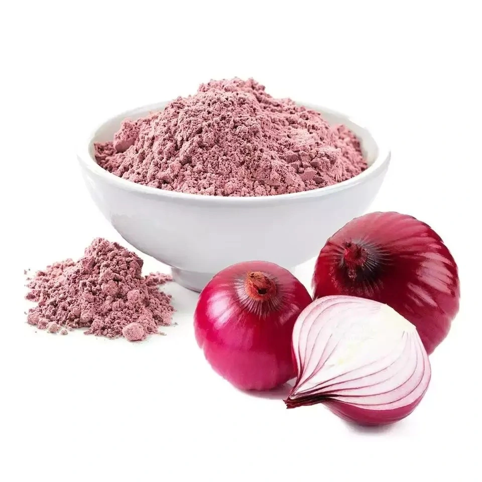 ISO Factory Supply Vegetable Powder Dehydrated Onion Powder Dried Red Onion Powder