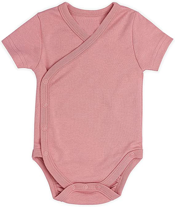 Einfacher Unisex-Body Mit Seitlichem Druckknopf Für Babys, Personalisiertes Logo Für Kleinkinder Kleidung für Baby