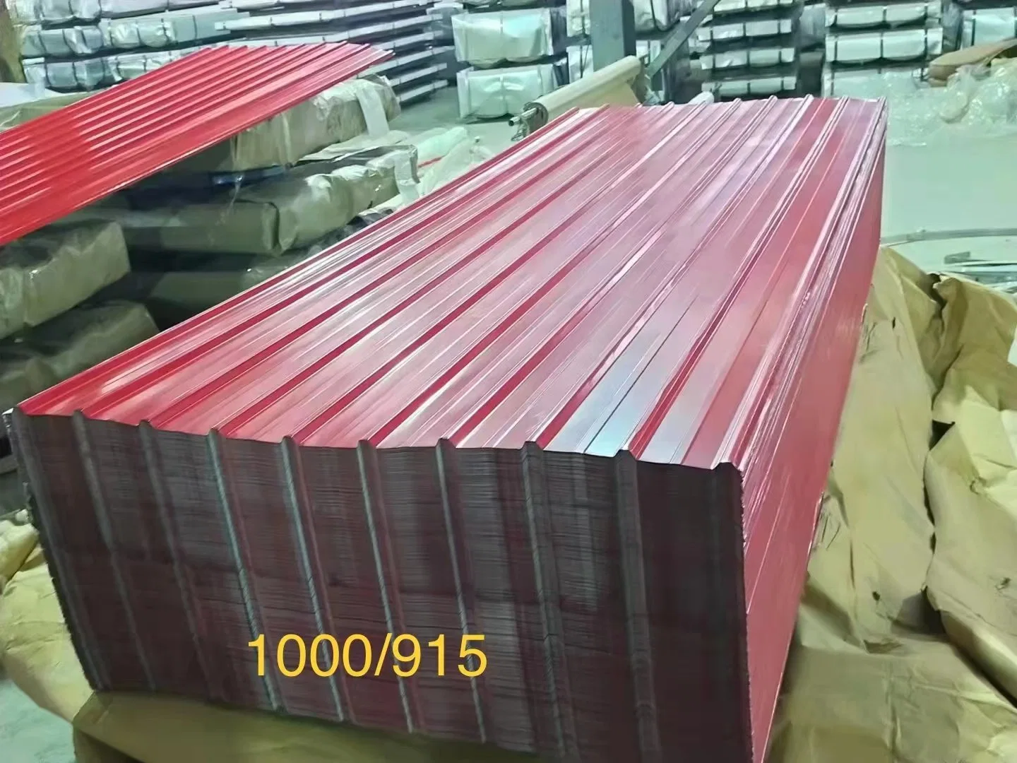 0.12*900*3000 0.15*800*3000 PPGI Corrugated Galvanized Steel Sheet Tile Dx51d SPCC Bwg30 PVDF Ral Red Blue Green Color Building Material Roofing Sheet