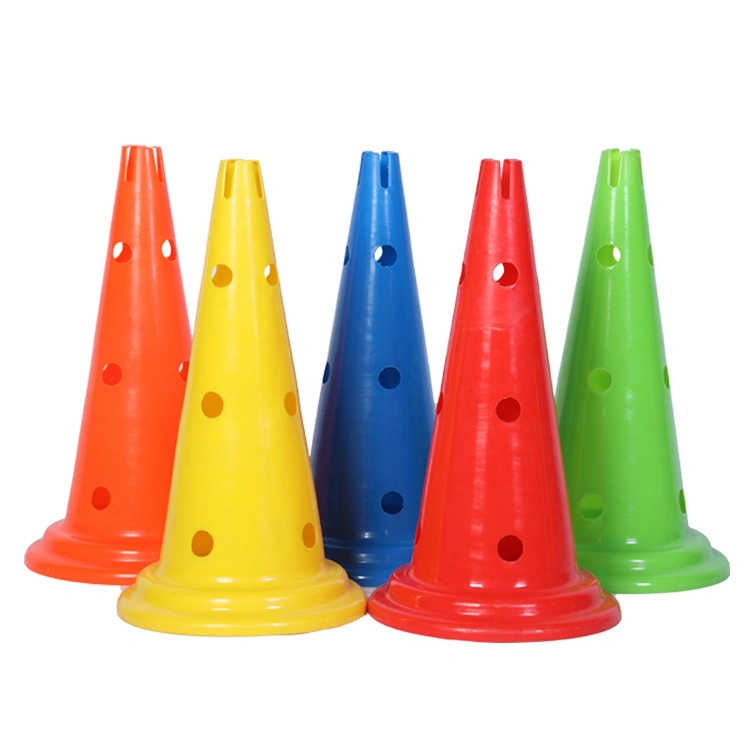Football Basketball Sport Training Equipment Agility Soccer Training Cones with Holes
