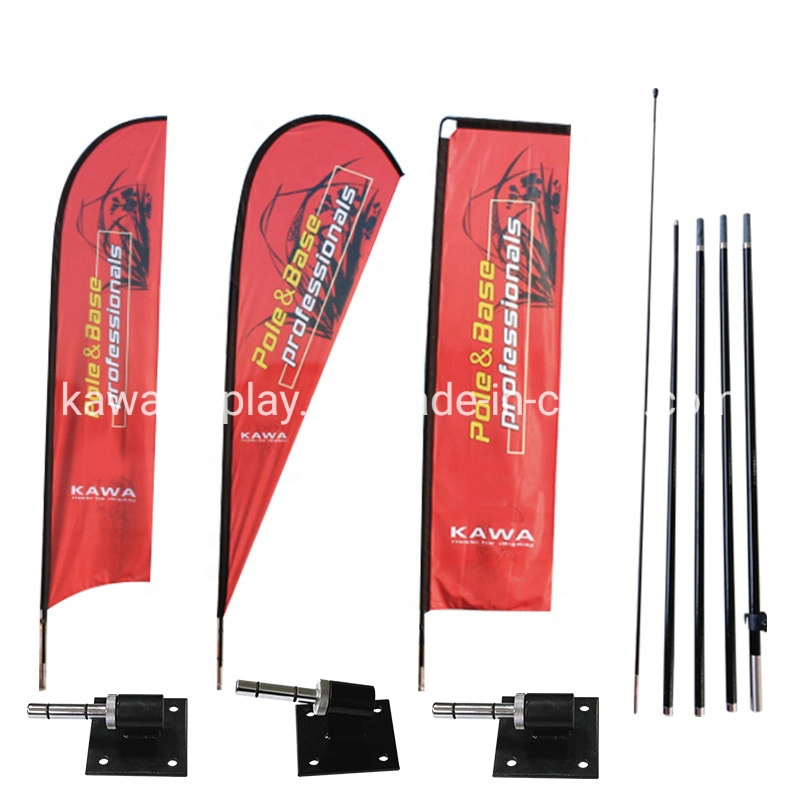 5m Advertising Beach Banners and Flying Wind Flags Display