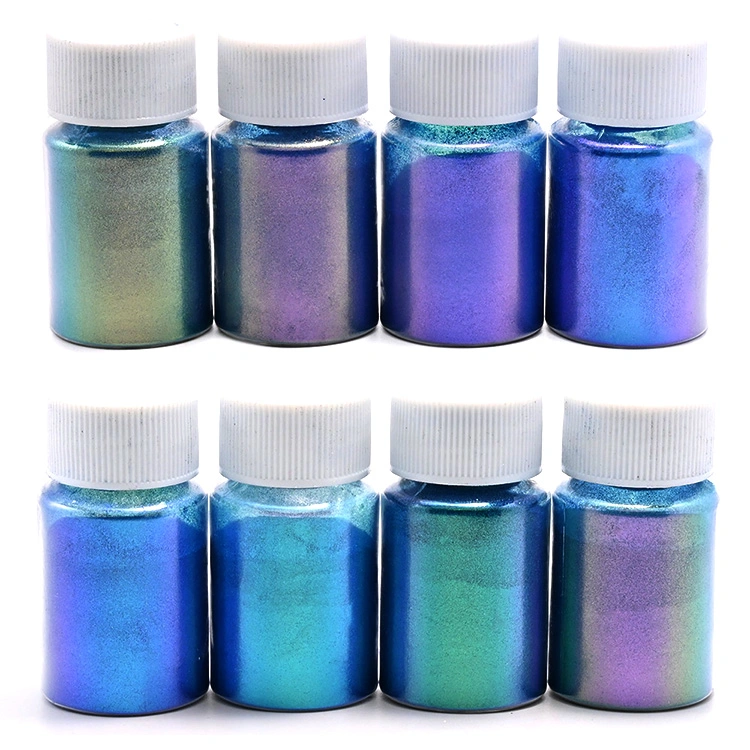 Various Colours Epoxy Resin Bluecolor Magic Chameleon Pigment Powders