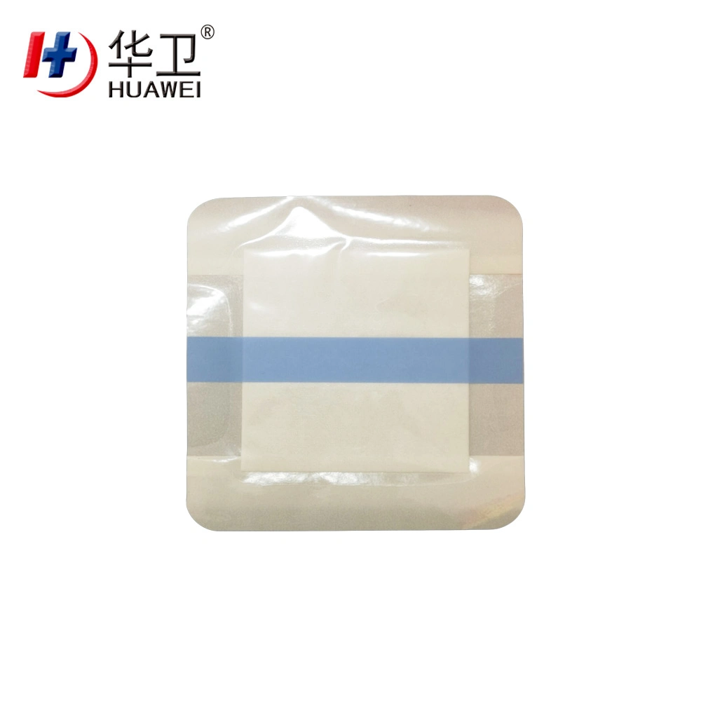 Medical Transparent Wound Dressing Island Type with Absorbent Pad China Manufacturer