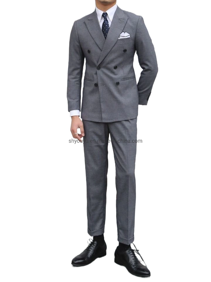 OEM 2-Piece Wool Classic Tuxedo Wedding Suit Business Suits Men Suit