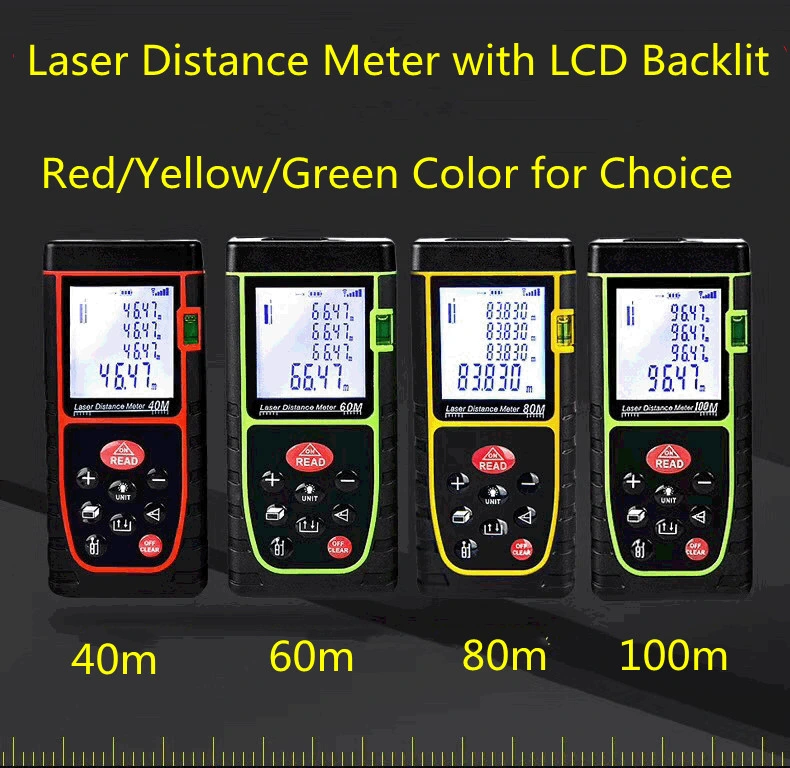 Hot Selling 80meter Laser Distance Meter Portable Pocket Laser Distance Meter DIY Mini Digital Laser Rangefinder