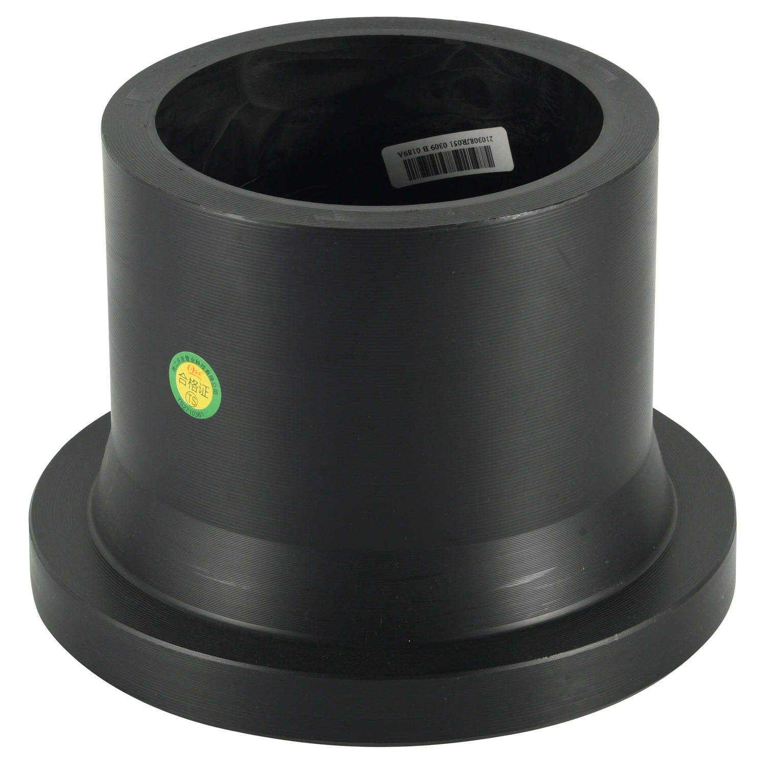 HDPE Hot Melt Fittings DN225 Buff Fusion Flange Effective Length 120mm