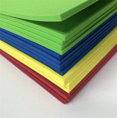 Fabricante de material anti-deslizante Multi-Color EVA 1,5mm 12mm 30mm 40mm 10mm Folhas de espuma de EVA de Borracha