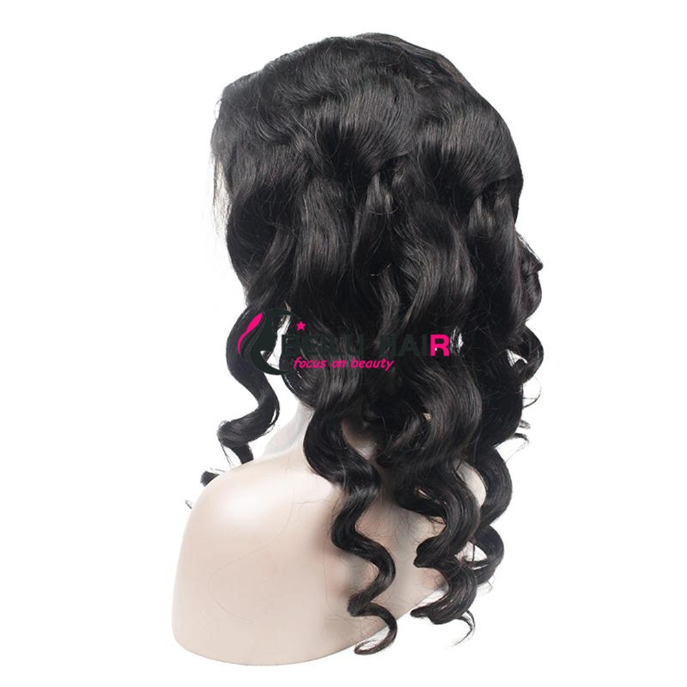 Cheap Full Lace Wig Human Hair Fast Shipping Straight Frontal Natural Black Hair