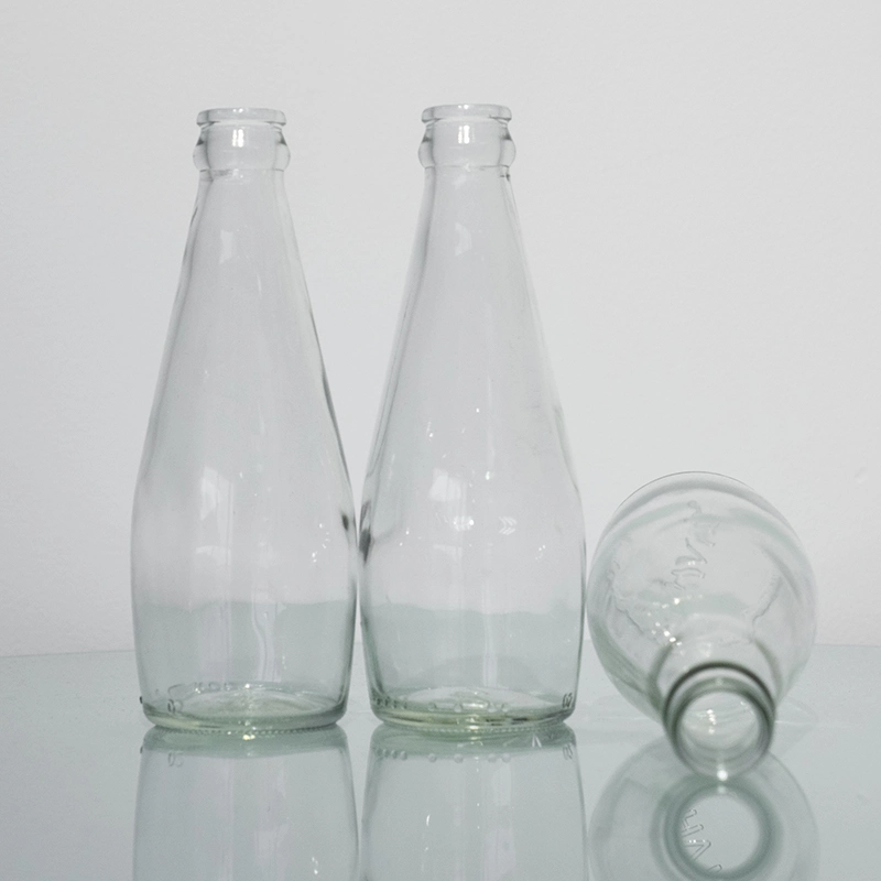 Glass Juice Bottles Plastic Bottles 250 Ml for Juice for Square Clear 330ml