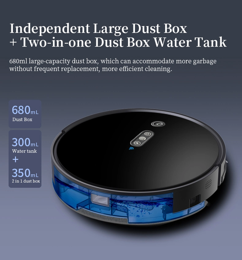 Home Appliances Electric Robotic Vacuum Cleaner Mop 2700PA Suction Hard Floor Sweeping Self Cleaning Robots