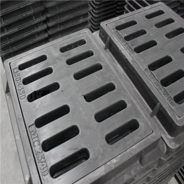 High quality/High cost performance  Petrol Station Gas Station SMC Gully Grate Composite Gully Grate En124 FRP Gully Grate Cover and Frame Fiberglass Grate Trench Drain