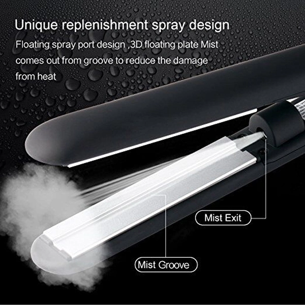 Mist Spray Cold Steam Hair Straightener Flat Iron (V179)