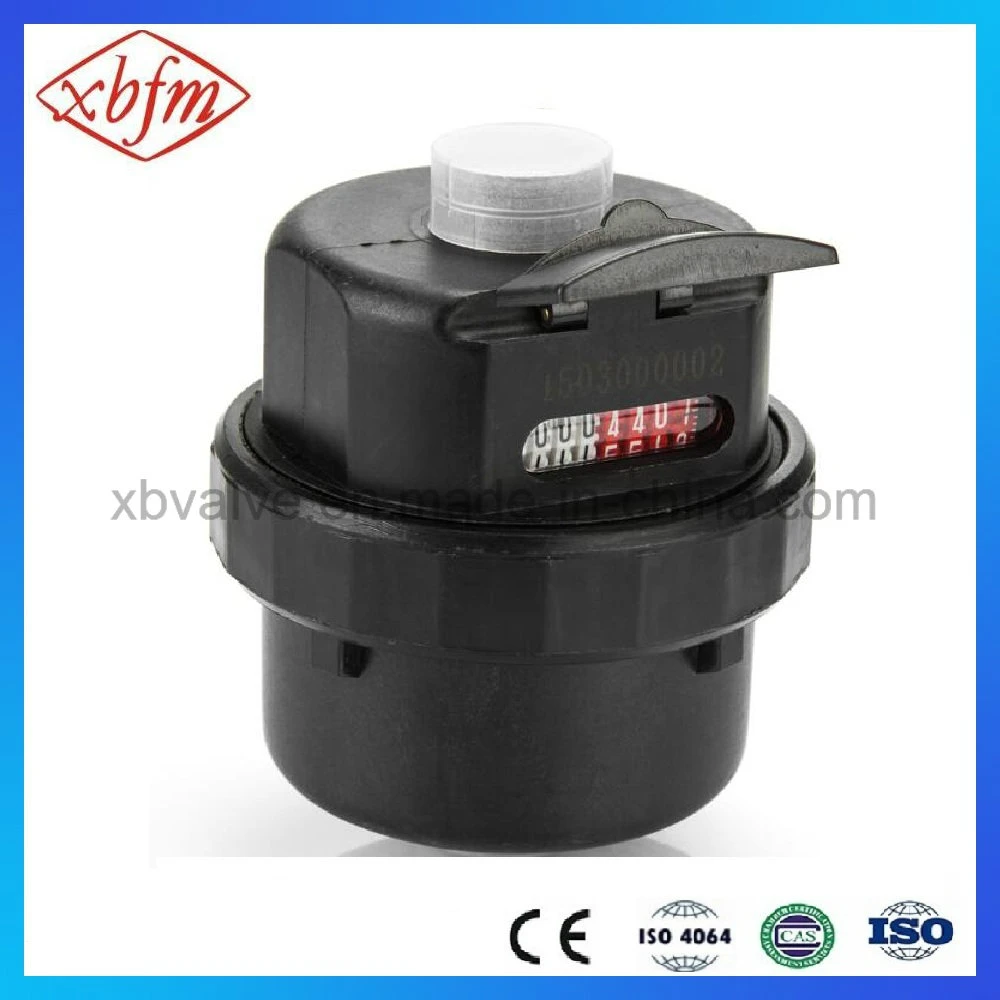 Volumetric Rotary Piston Water Meter with Plastic Body (LXH-15)