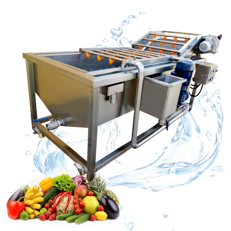Air Bubble Washing Machine Vegetable Fruit Cleaning Machine