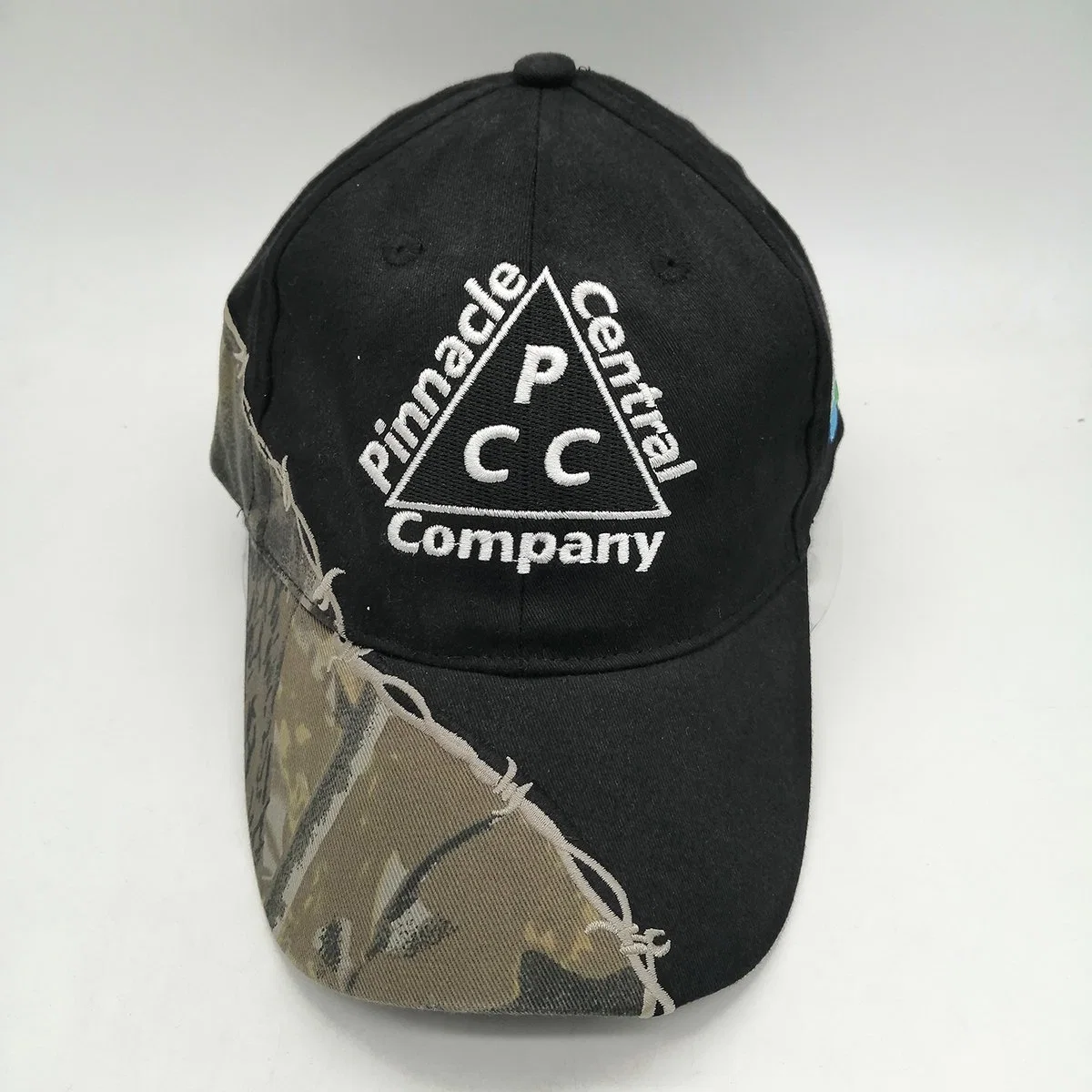 Hoja de árbol real de algodón bordado llama Camo caza deporte al aire libre Hat Gorra personalizada