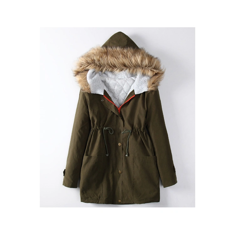 Hot Sale Winter Plus Wool Women Warm Thick Winter Coats Parkas for Women