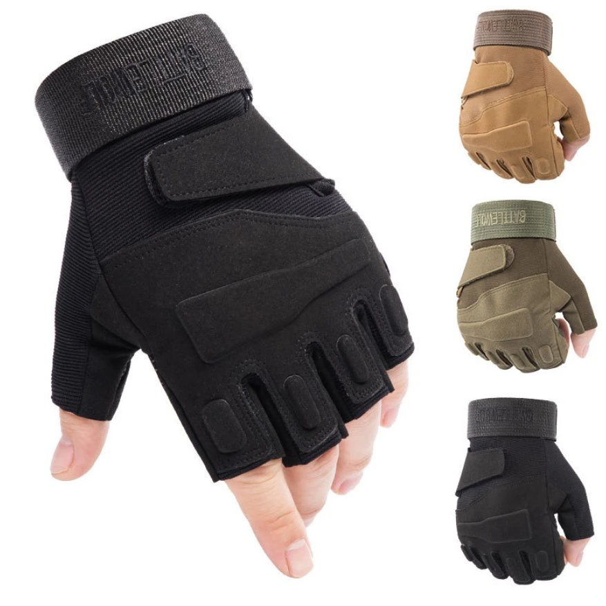 Outdoor Climbing Hunting Other Sport Safety Fitness Half Finger Tactical Gloves