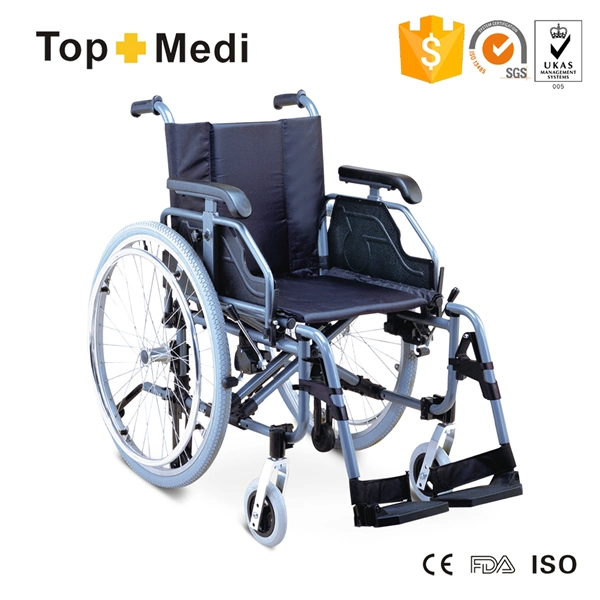 Basic Aluminum Chair Frame Wheelcahir for Elderly People Economical Wheelchair