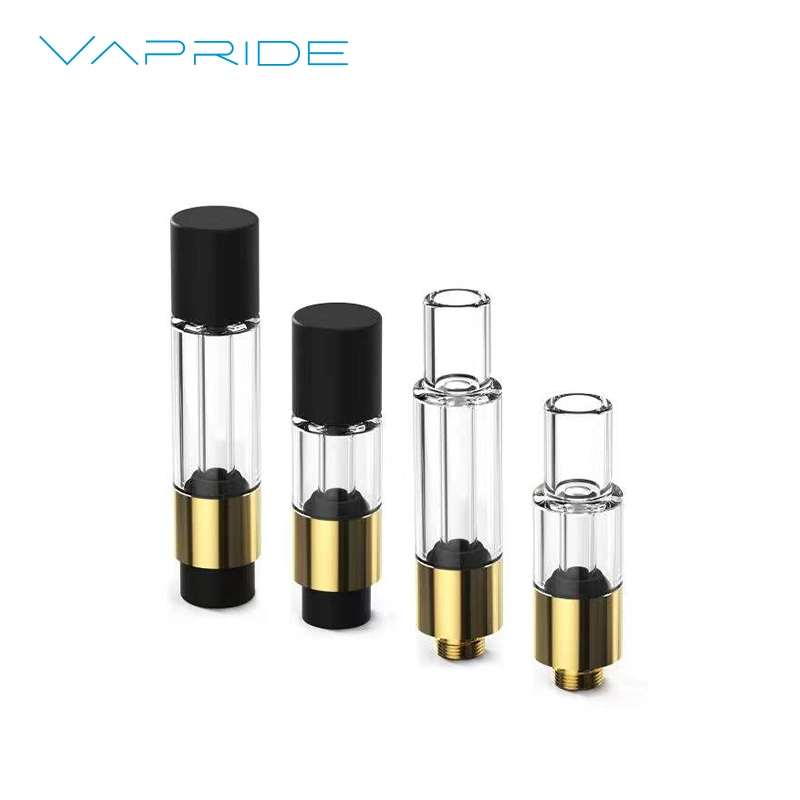 Japan Hot Selling 510 Thread Black Rubber Full Glass Body Clearomizer