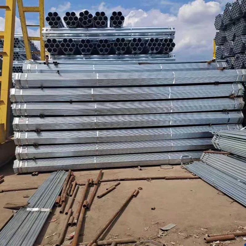 ASTM A53 S275 Pré de aço galvanizado com tubos roscados e o Acoplamento