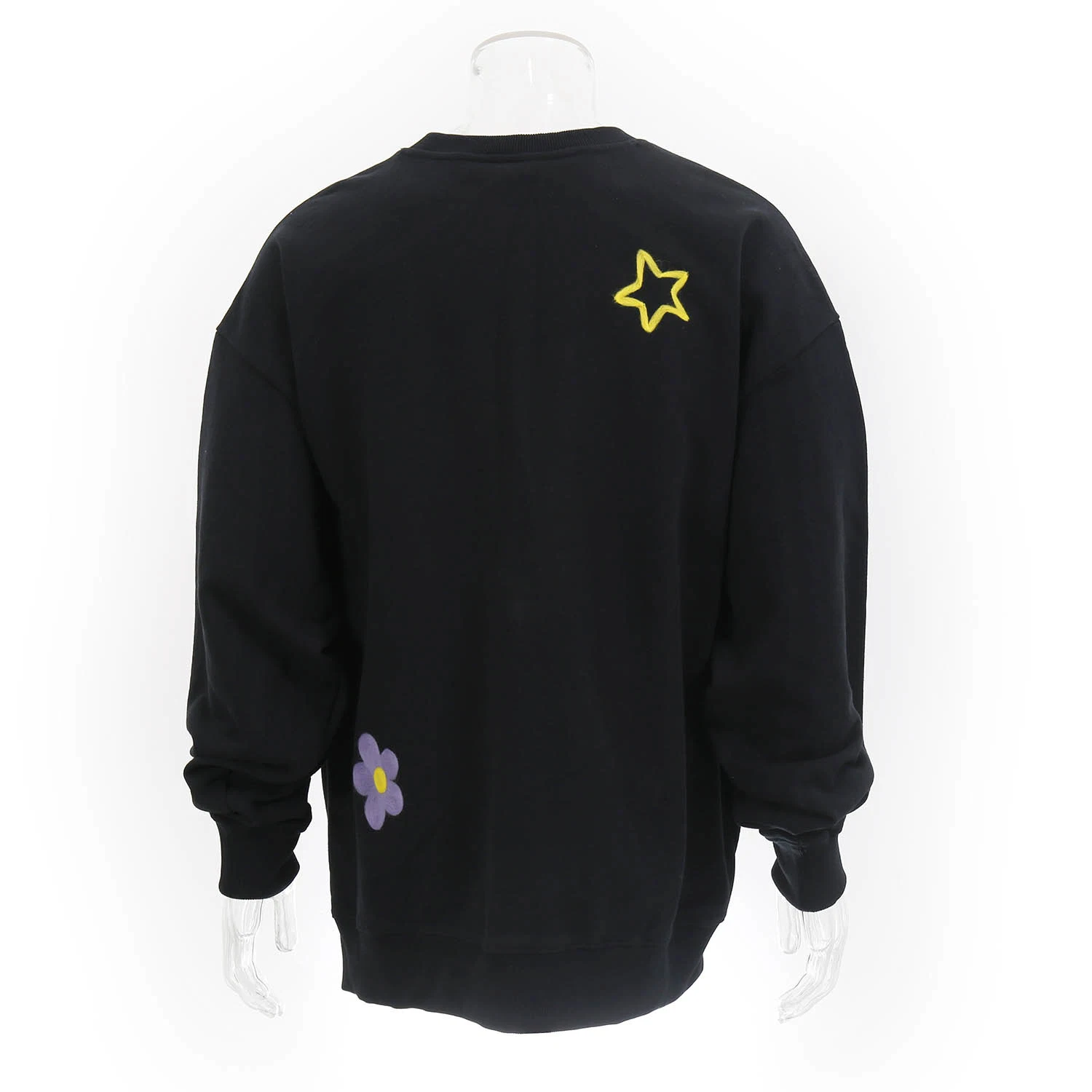 Cotton Crew Neck Sweater 100% Cotton Unisex Streetwear Clothing