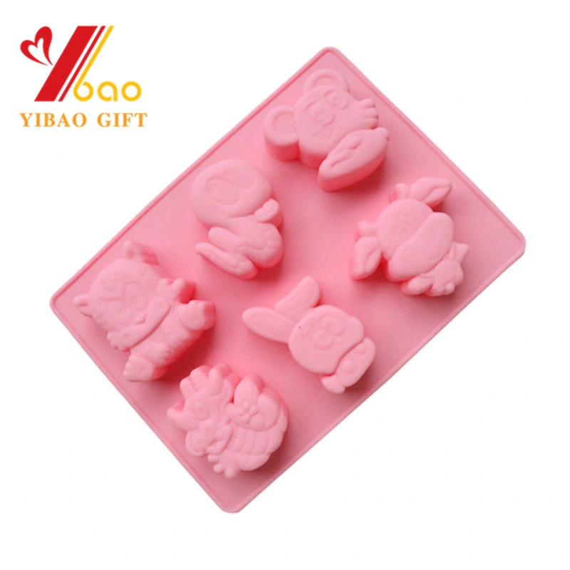 Custom Food Grade Flowers Leaves Animal Shape Silicone Chocolate Cake Bread Mold