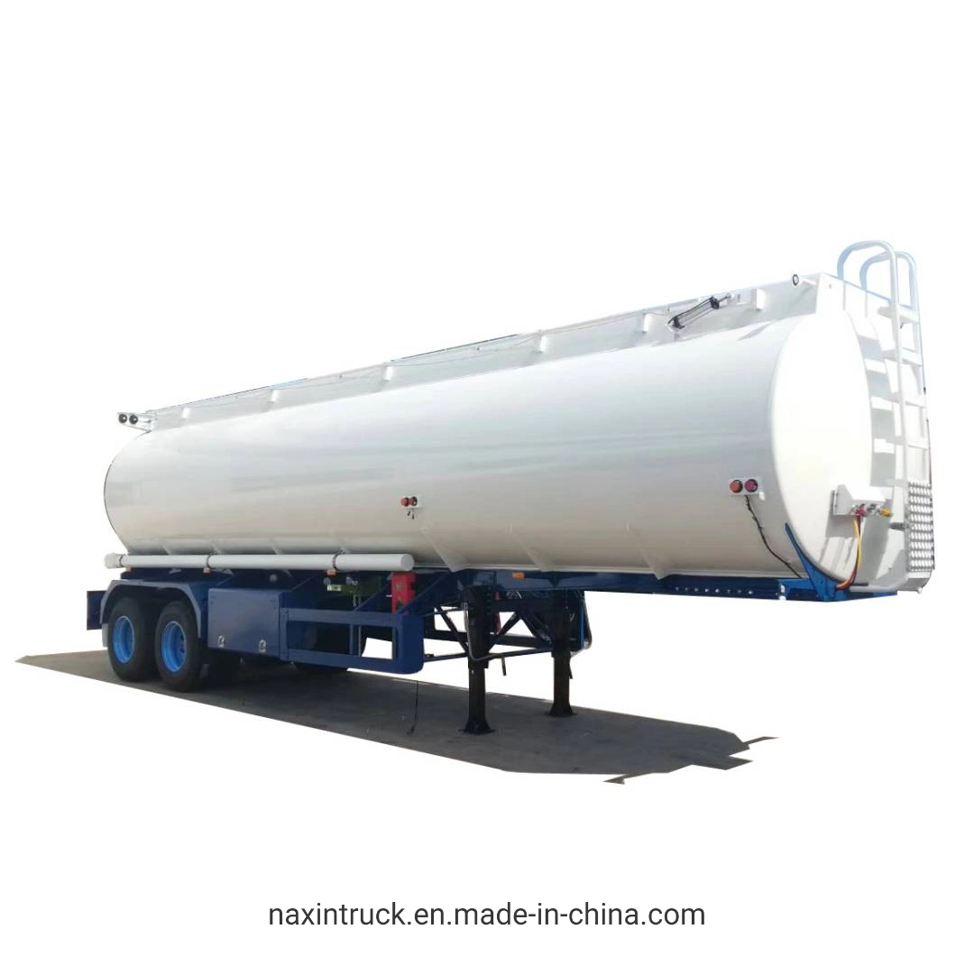 32cbm Carbon Steel 2/3 Axle Fuel/Oil/Gasoline/Diesel Tanker