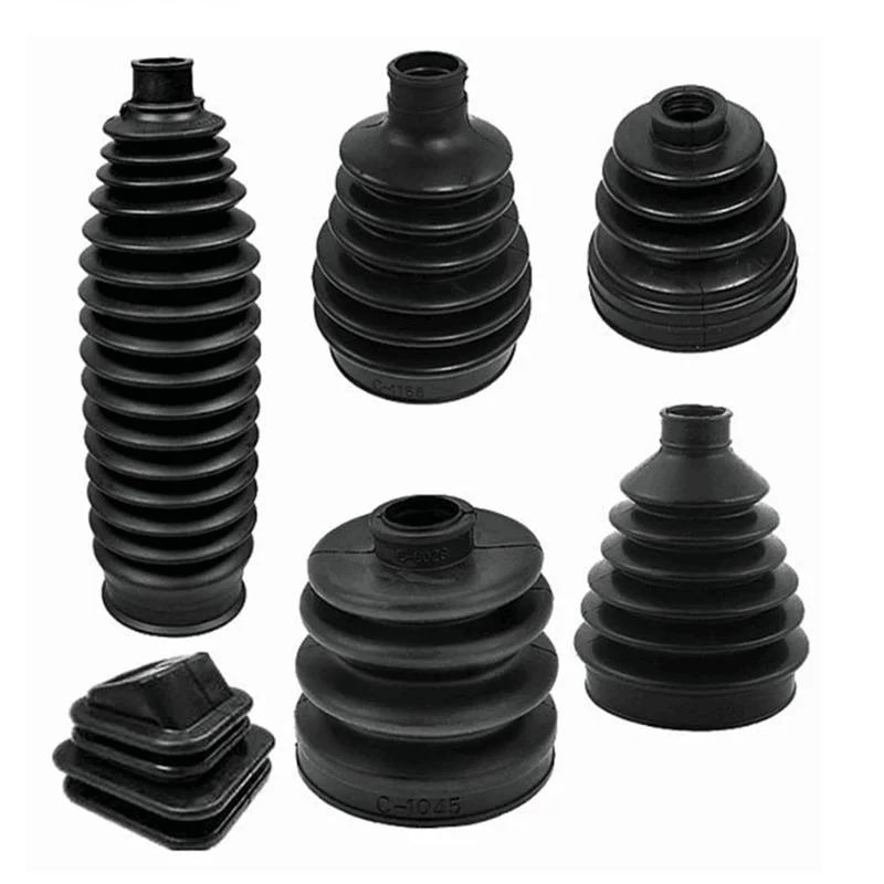 OEM/ODM Silicone Rubber Dust Cover Auto Parts Rubber Bushing Boot Rubber Sleeve Bellows Silicone Rubber Product Service