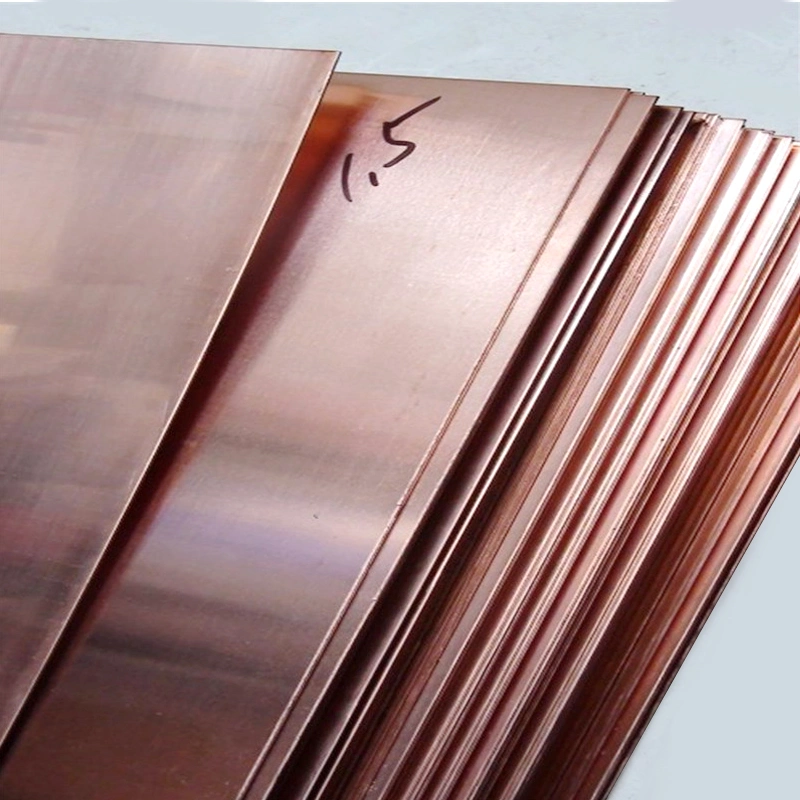 Copper Brass Grades Alloys ASTM C10100 C11000 0.8-8mm Sheet / Plate/for Industrial Usage