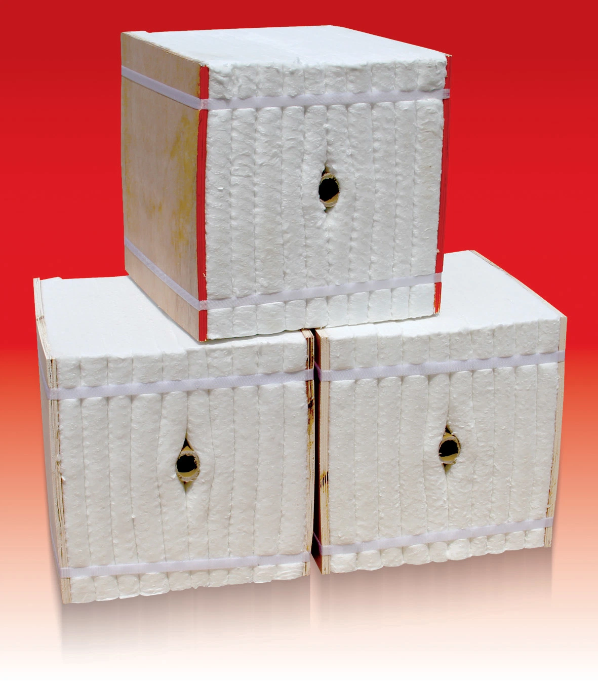 High Quality Folded Insulation Fireplace Muffler Packing Fireproof Ceramic Fiber Module Ceramic Fiber Folding Modul