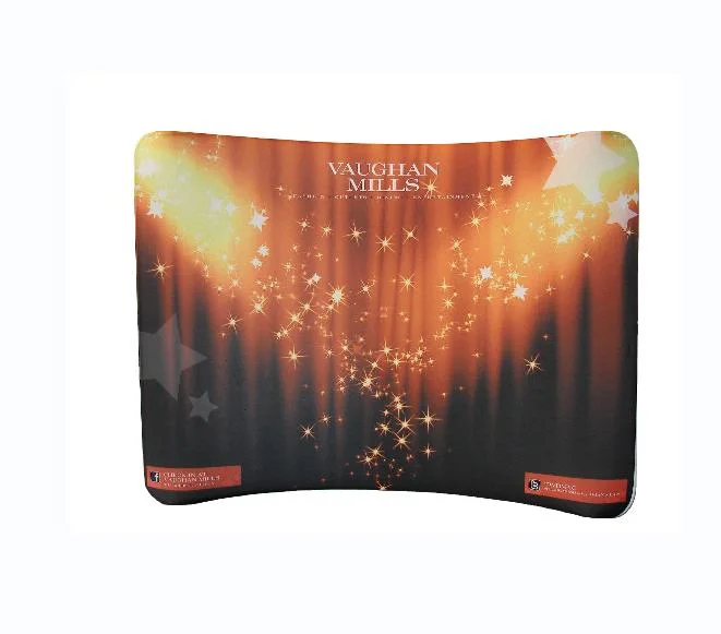 8ft 10ft 20ft Ausstellungshintergrund Messe Pop Up Display Booth Stretch Tension Fabric Display Banner Ständer