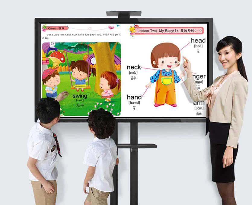 Multi-Touch Interactive White Board for Multi-Media Classroom