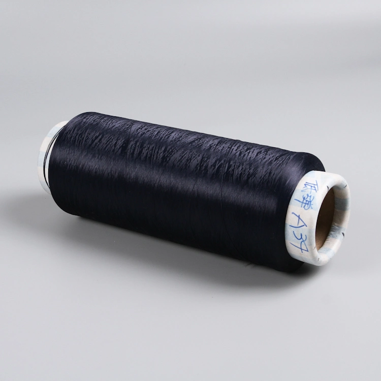 Custom Grs Certification Soft China Cationic 100% Recycled Polyester Yarn DTY 75/36 for Knitting