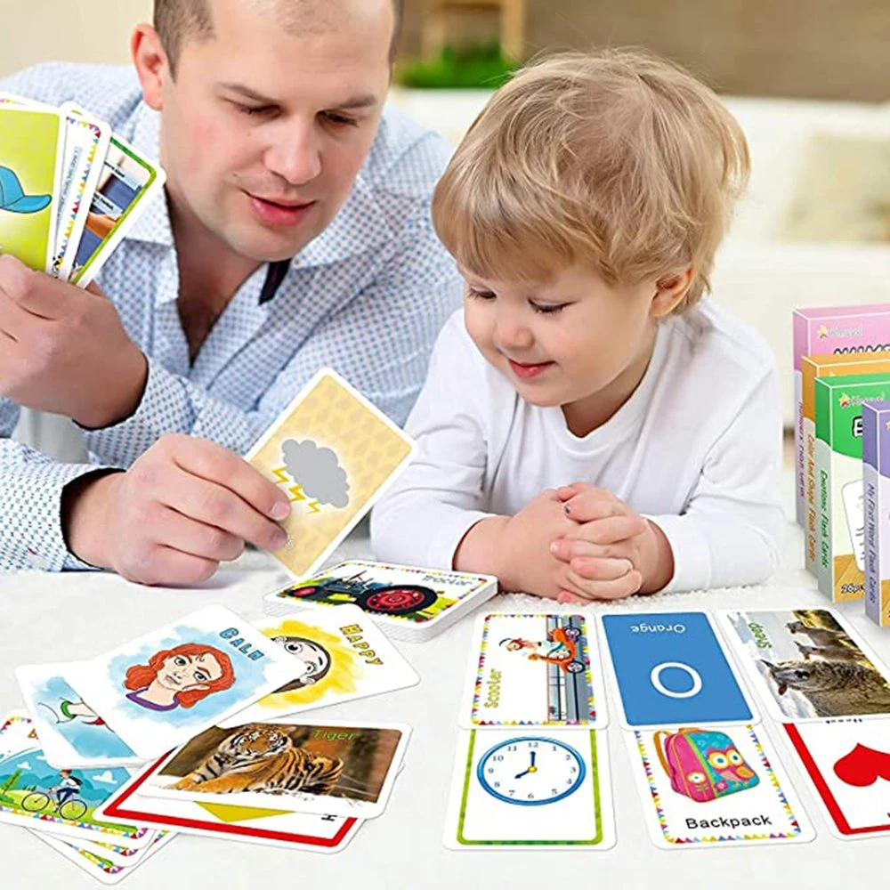 Tarjetas Flash educativas niños Tarjetas de Aprendizaje Tarjetas de papel