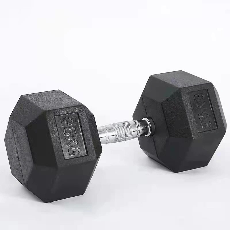 Factory Wholesale/Supplier Gym Home High quality/High cost performance Hex Rubber Odorless Dumbbell Set 2.5-100kg 5-200lb