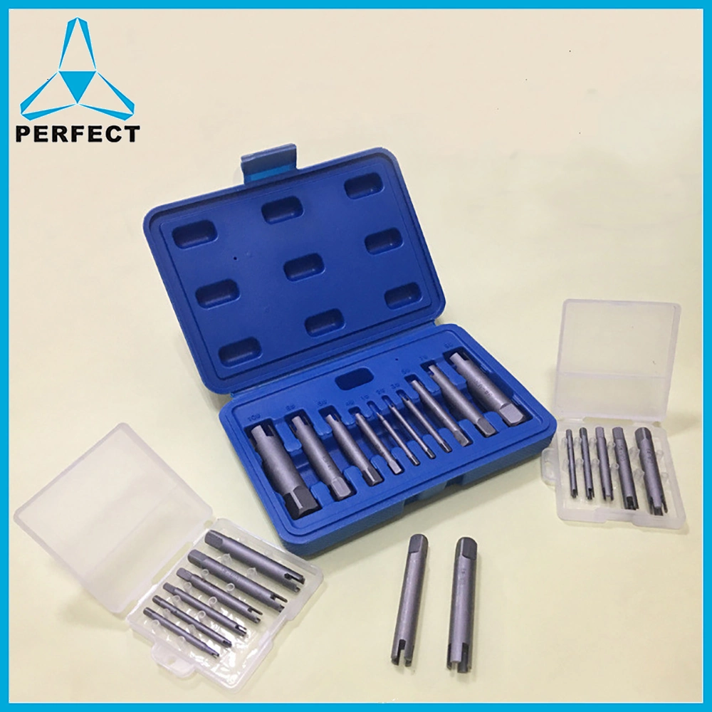 6PCS Broken Tap Extractor Set for Damaged Tap Extracting in Plastic Box