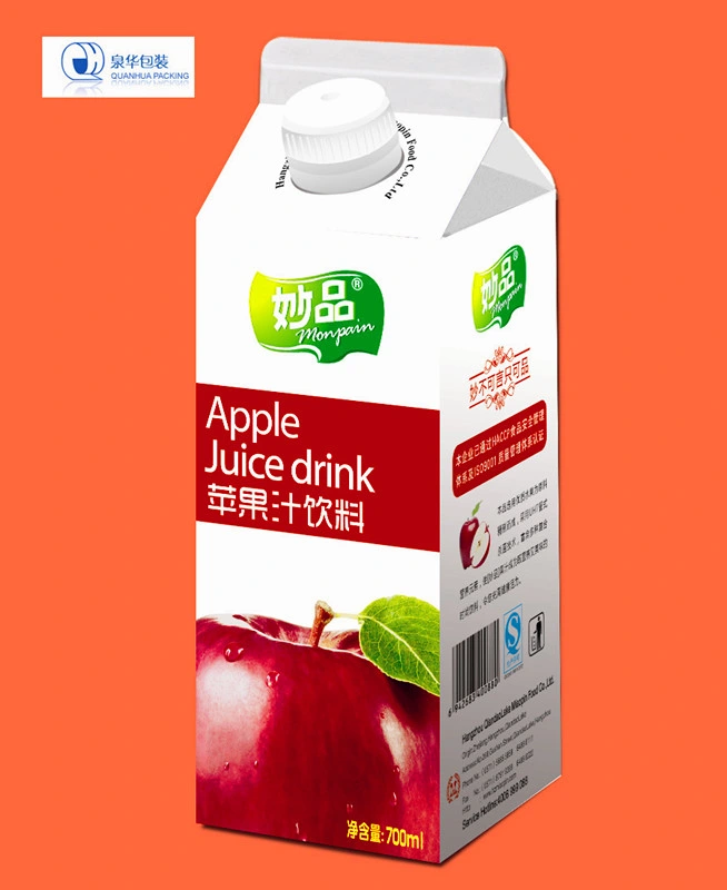 Water/Milk/Tea/Lactobacillus Beverage/Juice/Albumen/Yoghour/Catsup/Jam/Lavation/Fruit Vinegar Package Paper Carton