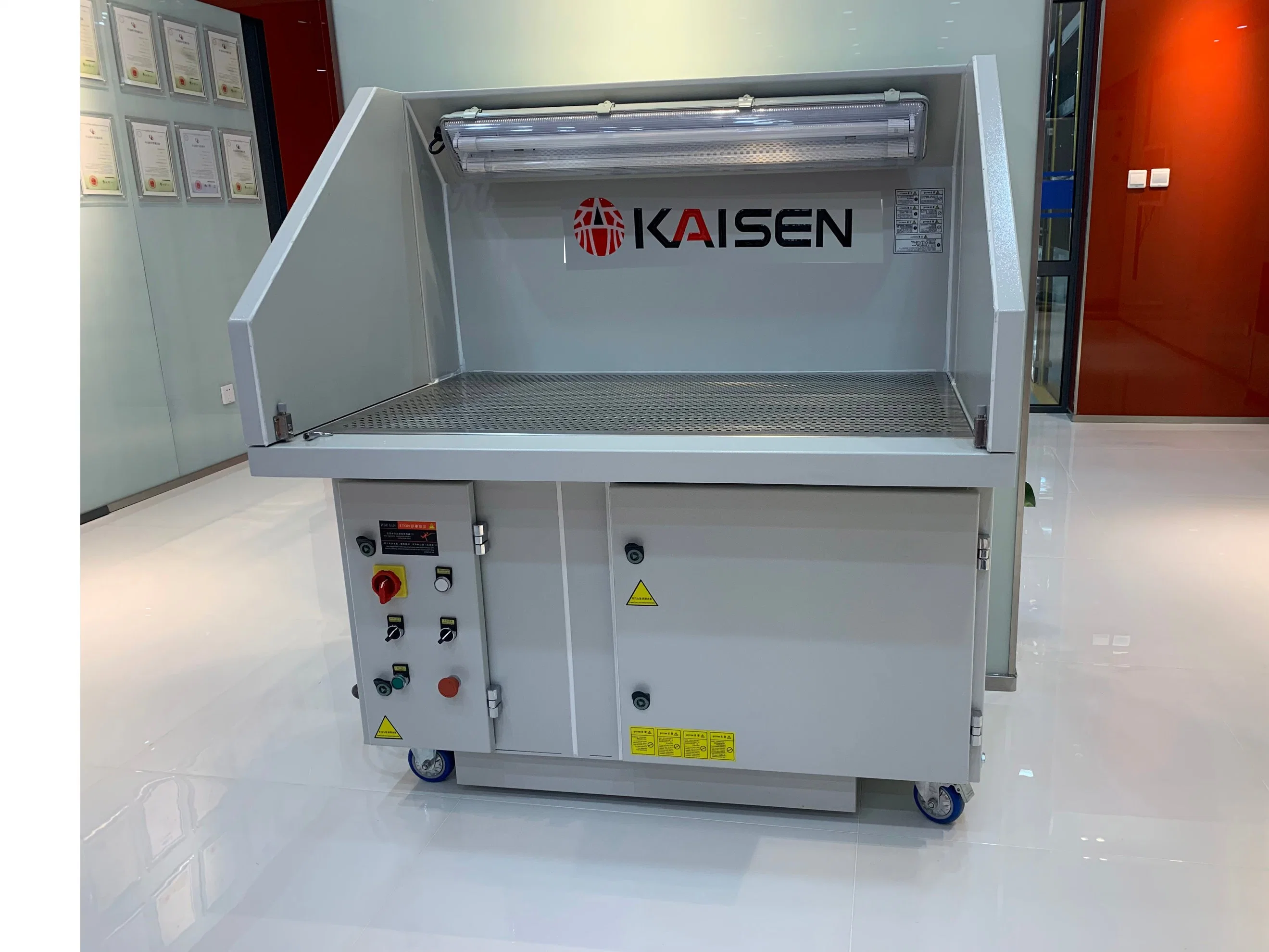 on Sales Downdraft Grinding Dust Collector Workbench with Air Purifier Ksdm-13b