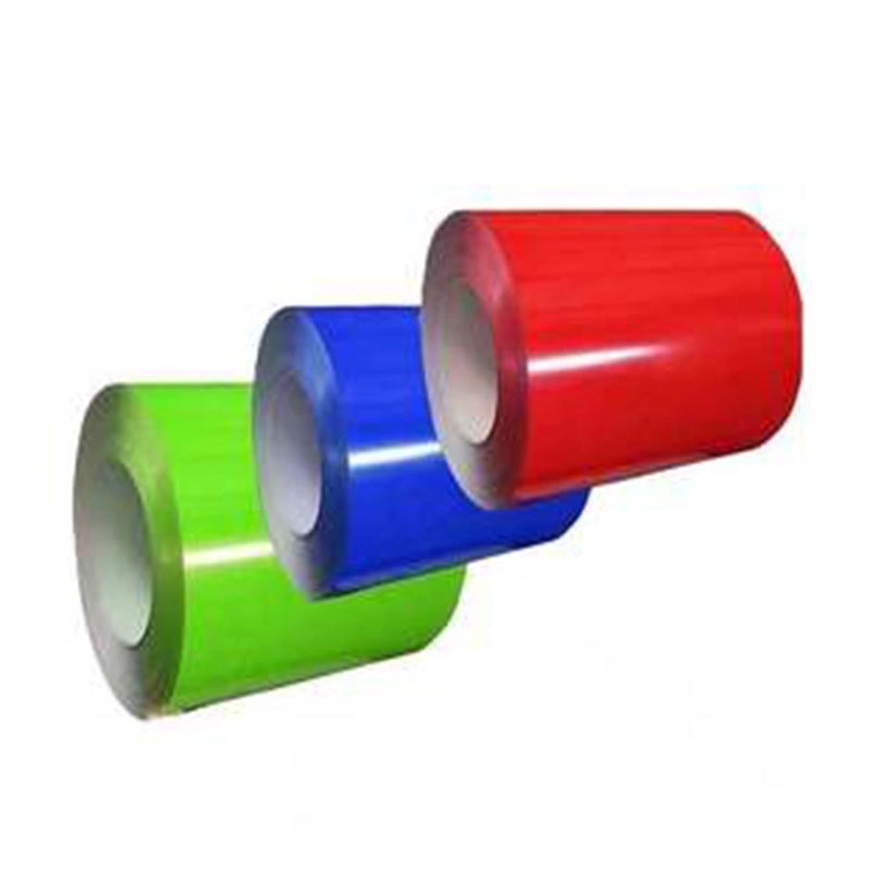 Листы PPGI ASTM с цветовым покрытием 1250 мм Ширина предварительно окрашенные оцинкованные Стальная катушка
