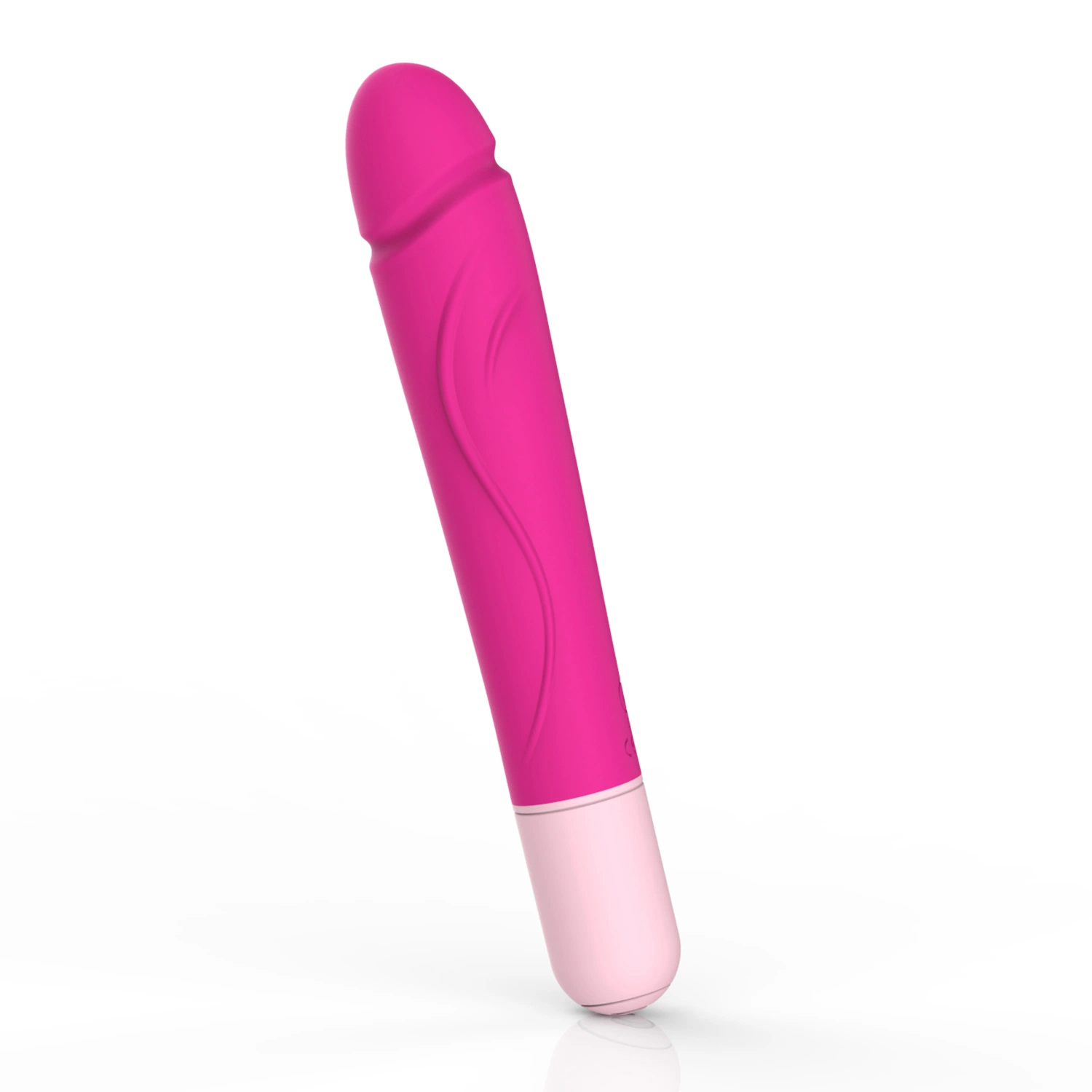 Cheap G Spot hembra Vagina Pussy masajeador Vibrador Dildo de silicona para mujeres