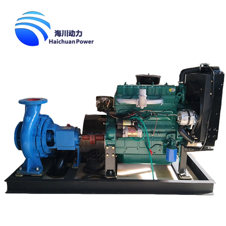 132kw Diesel Engine Head 50m Water Centrifugal Pump Set