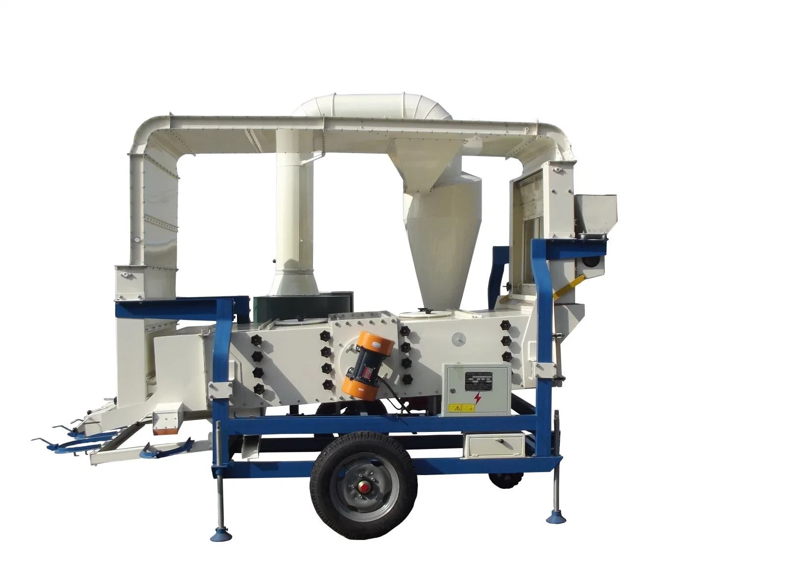 Double Air Sieve Millet Cleaning Machine with an Output of 3t/H