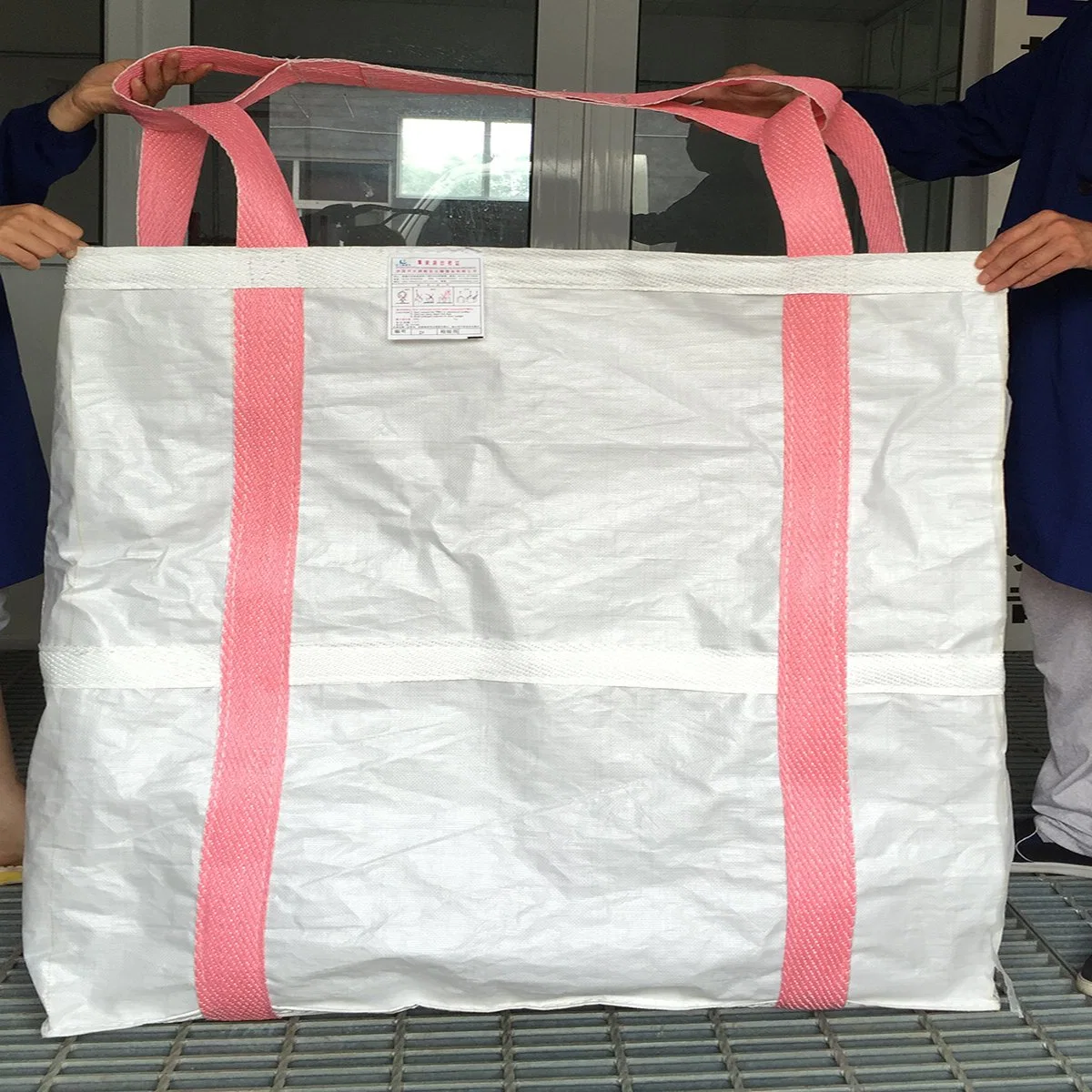 Full Belt Loops Big Bag 1ton FIBC Super Sack 1.5ton Jumbo Bag Leakproof Sling Tote Bag Virgin PP Bulk Bag